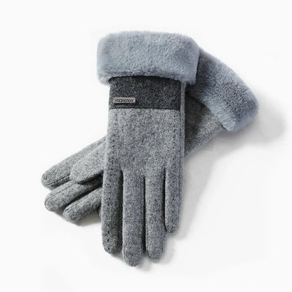 Ladies Gloves Plush Elastic Comfortable