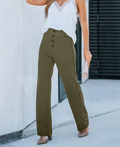 Women's High Waist Trousers Comfortable and Stylish