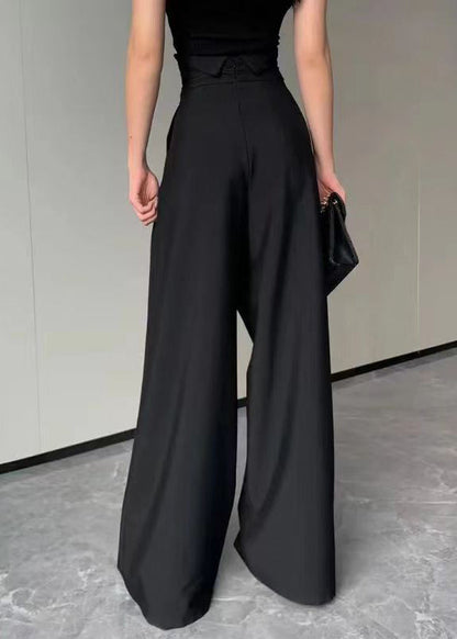 Women's High Waist Trousers with Wide Legs