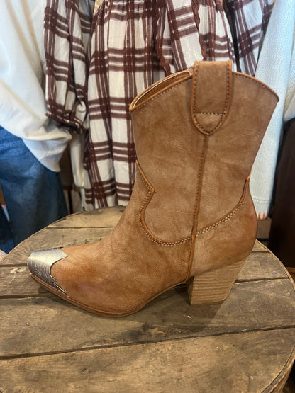 Women's Boots Casual Western Nubuck