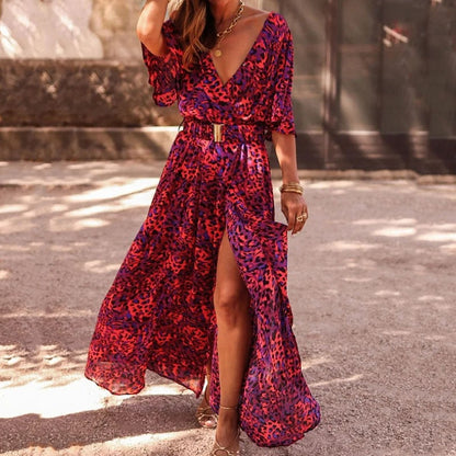 Women's Maxi Dress Boho Style Flowing Breathable Summer Dress