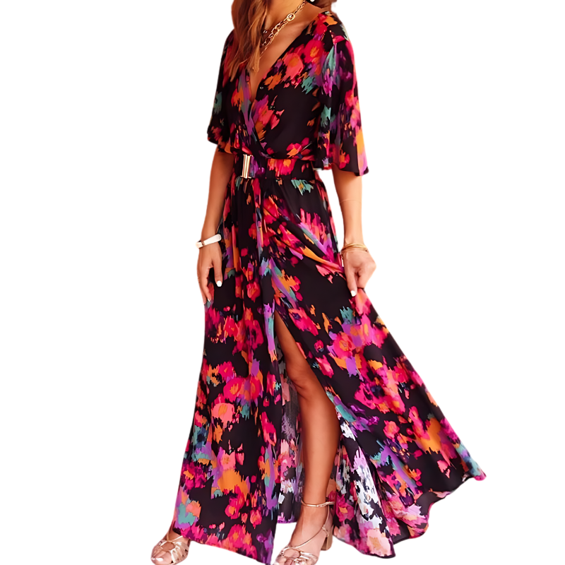 Women's Maxi Dress Boho Style Flowing Breathable Summer Dress