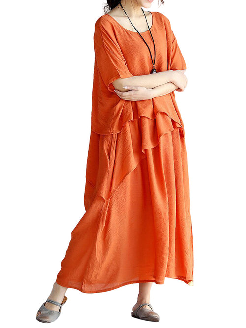 Women's Maxi Dress Oversized Cotton