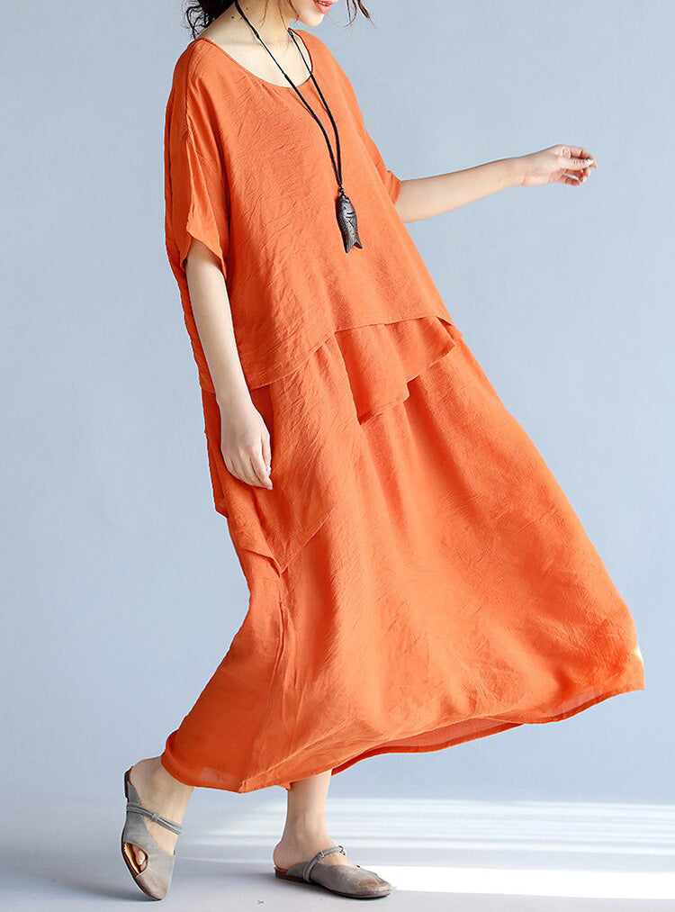 Women's Maxi Dress Oversized Cotton