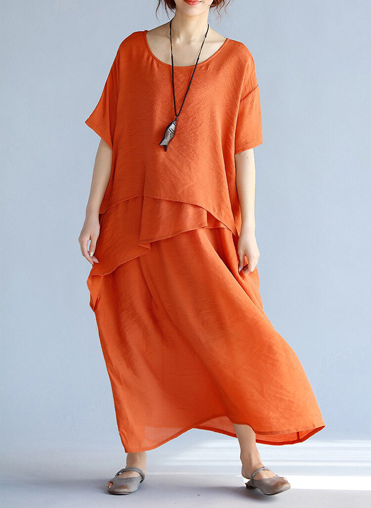 Women's Maxi Dress Oversized Cotton