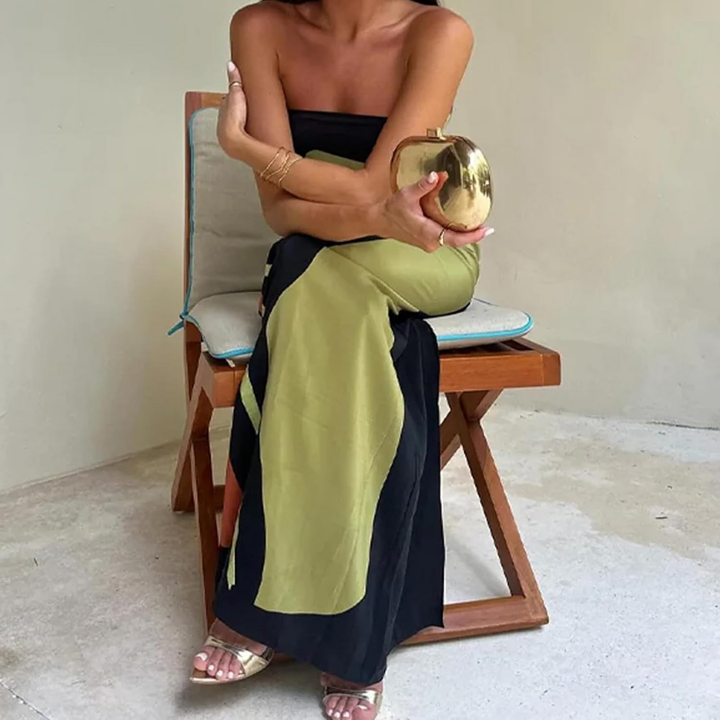 Women's Maxi Dress Flowing Style Breathable