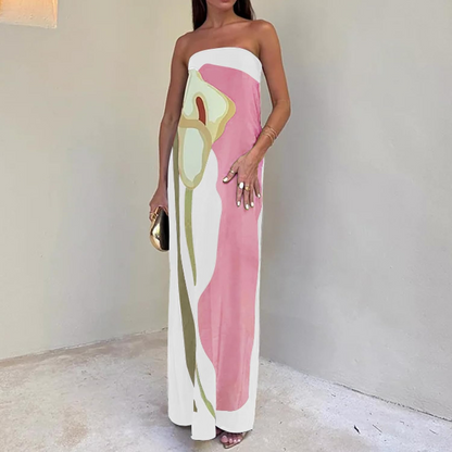 Women's Maxi Dress Flowing Style Breathable