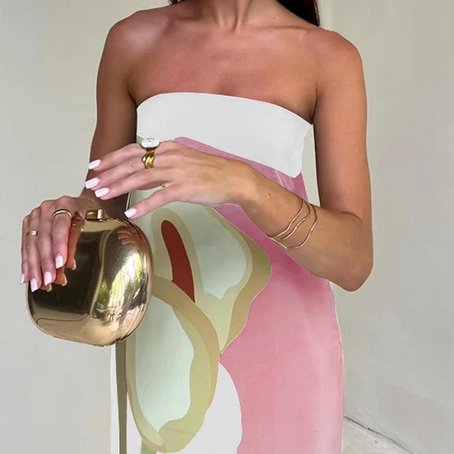 Women's Maxi Dress Flowing Style Breathable