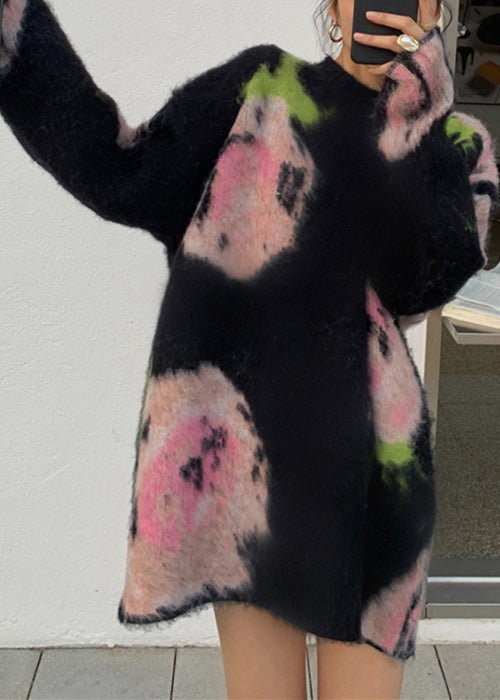 Women's Long-sleeved Cotton Midi Dress