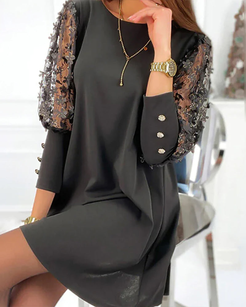 Ladies Modern Dress Classic Silhouette Luxury Fabric