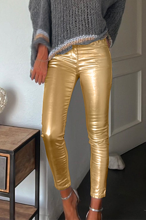 Women's Close-fitting Leggings with Pockets
