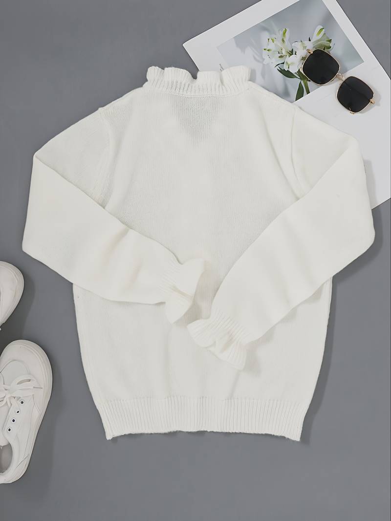 Women's V-neck jumper Luxury Material