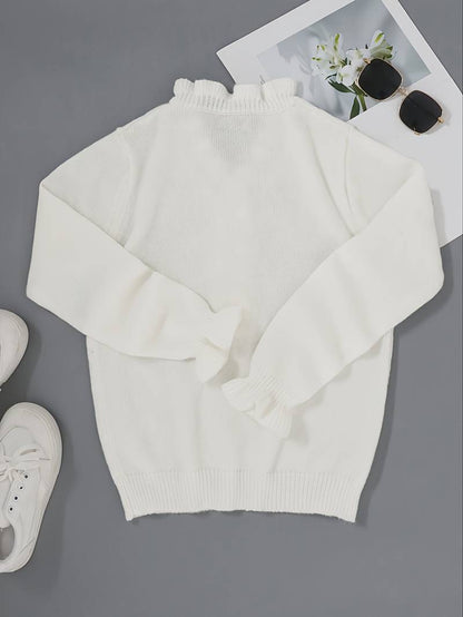 Women's V-neck jumper Luxury Material
