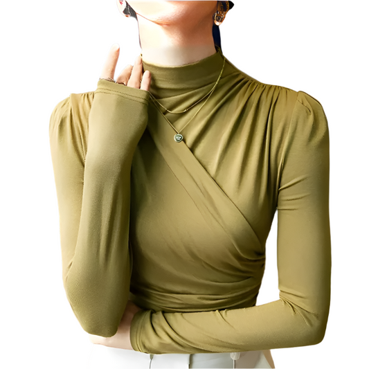 Women's Turtleneck Elegant Cotton