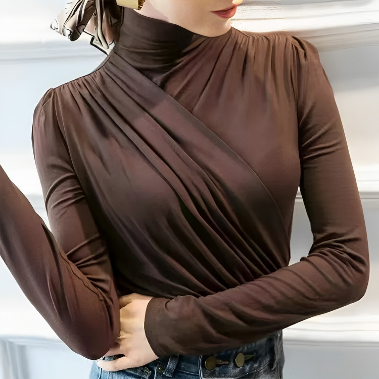 Women's Turtleneck Elegant Cotton