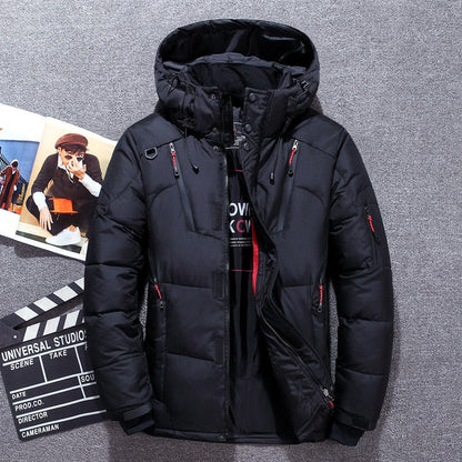 Men's hooded winter jacket