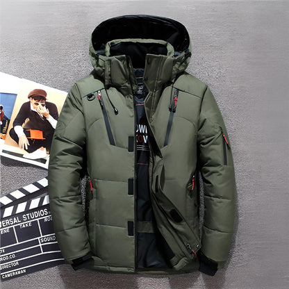Men's hooded winter jacket