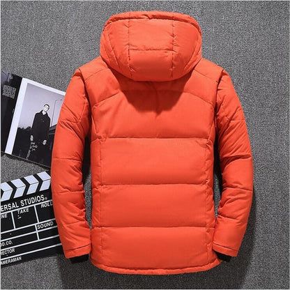 Men's hooded winter jacket