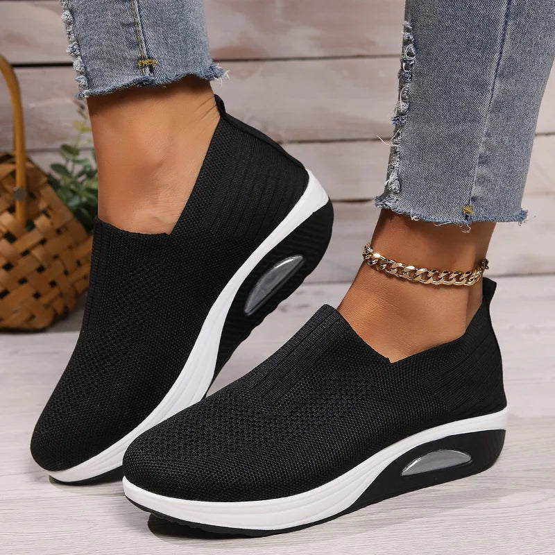 Women's Walking shoes Non-slip Air cushion Breathable Sneakers