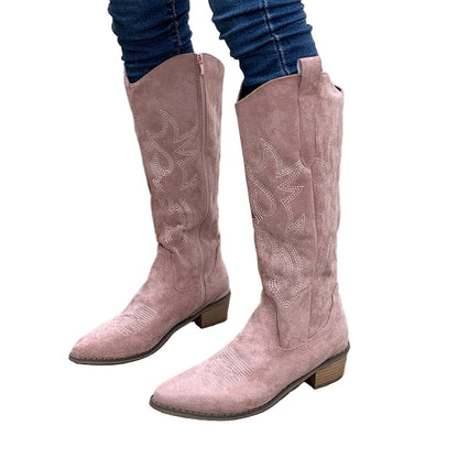 Women's Western Boots with Unique Design