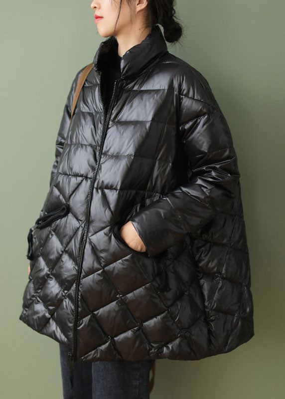 Women's Winter Down Coat with Zip Pockets