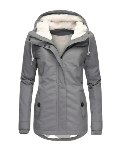Women's Winter Jacket Waterproof with Fleece Lining