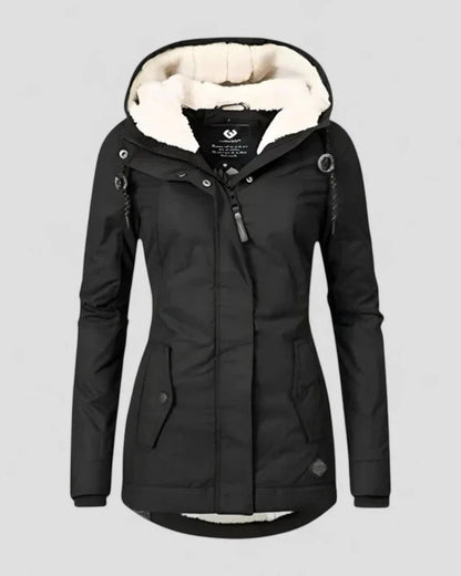 Women's Winter Jacket Waterproof with Fleece Lining