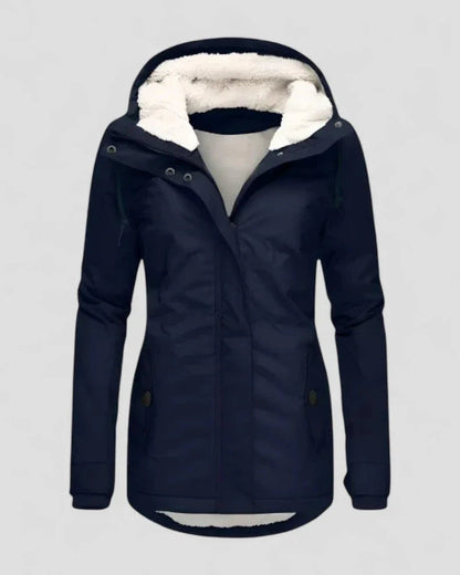 Women's Winter Jacket Waterproof with Fleece Lining