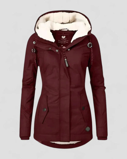 Women's Winter Jacket Waterproof with Fleece Lining