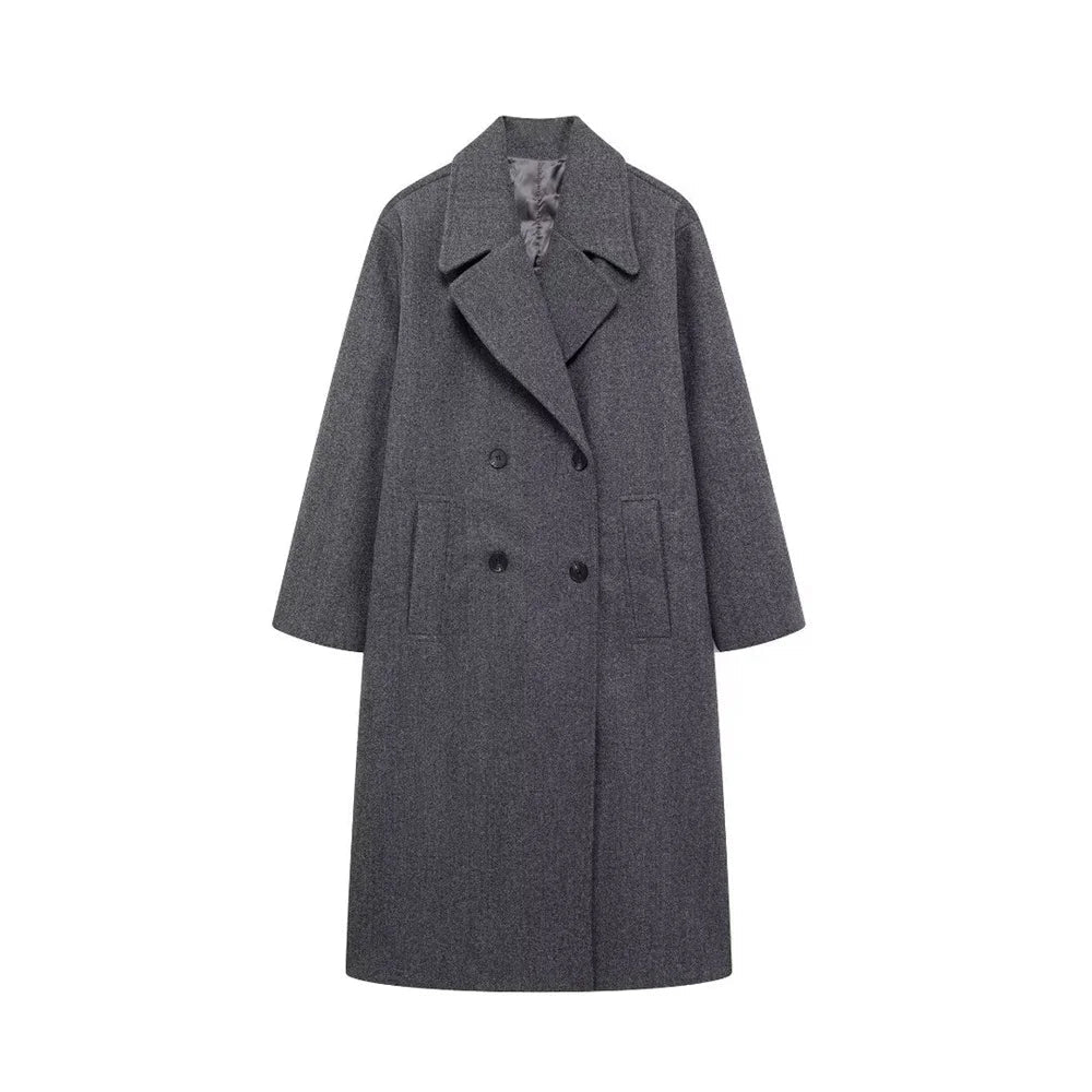 Women's Winter Coat Elegant Long Sleeve Eco-Friendly