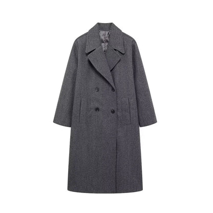 Women's Winter Coat Elegant Long Sleeve Eco-Friendly