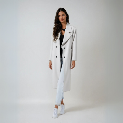 Women's Winter Coat Elegant Long Sleeve Eco-Friendly