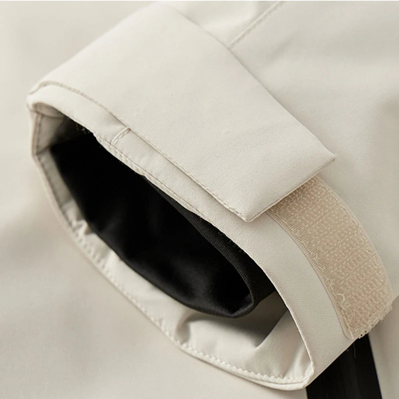 Women's Winter Jacket Quilted with Detachable Hood