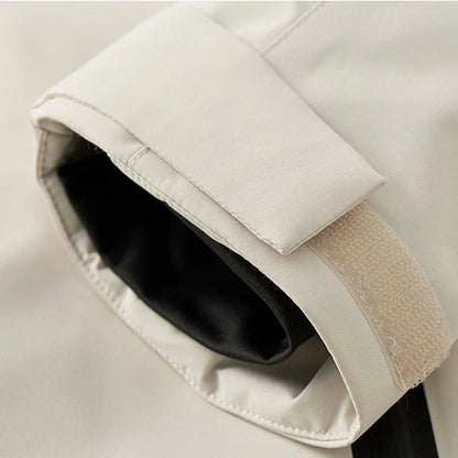 Women's Winter Jacket Quilted with Detachable Hood