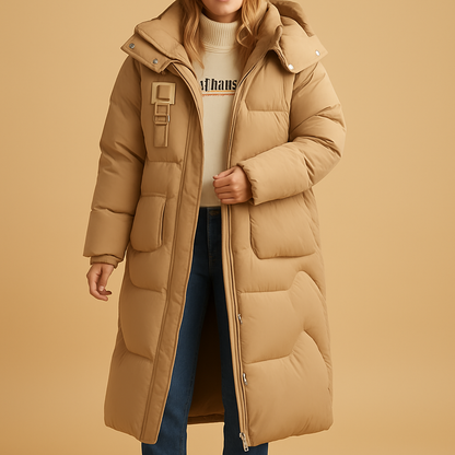 Women's Winter Coat With Pockets Stylish Design