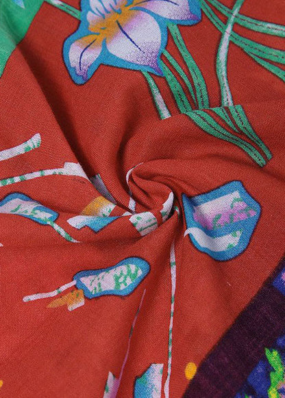 Women's Summer Dress Bohemian Print with Short Sleeves