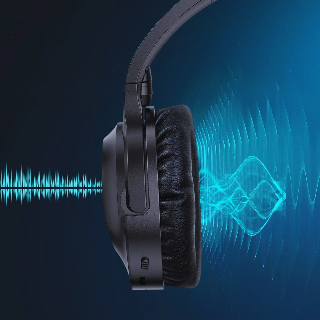 Deep Bass BT 5.3 Headphones with active noice cancellation and microphone