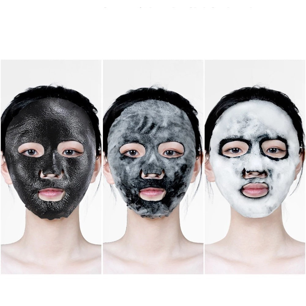 Deep cleansing bubble facial mask