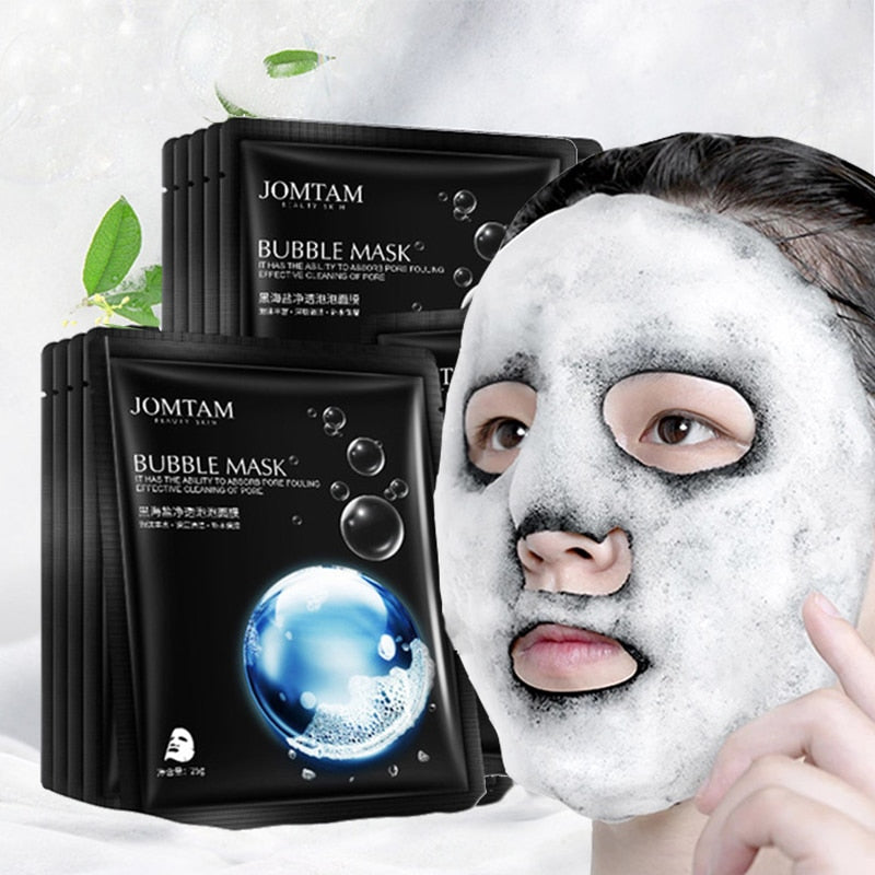Deep cleansing bubble facial mask