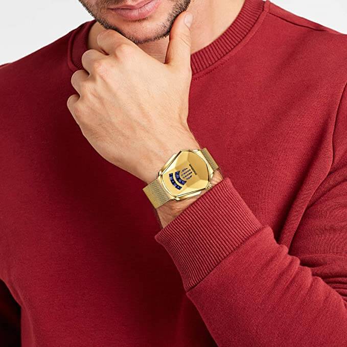 Diamond Style Waterproof Quartz Wristwatch