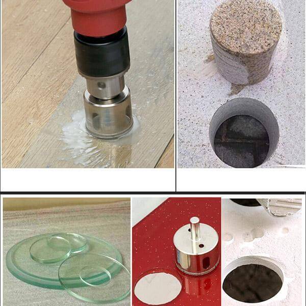 Diamond-coated Circle Drill Set