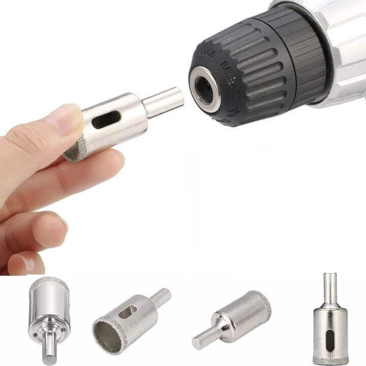 Diamond-coated Circle Drill Set