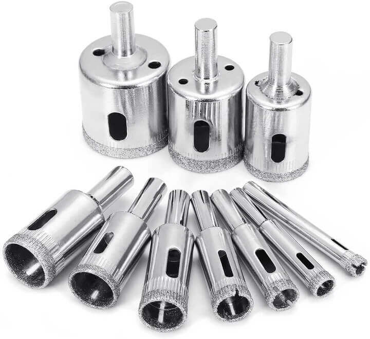 Diamond-coated Circle Drill Set