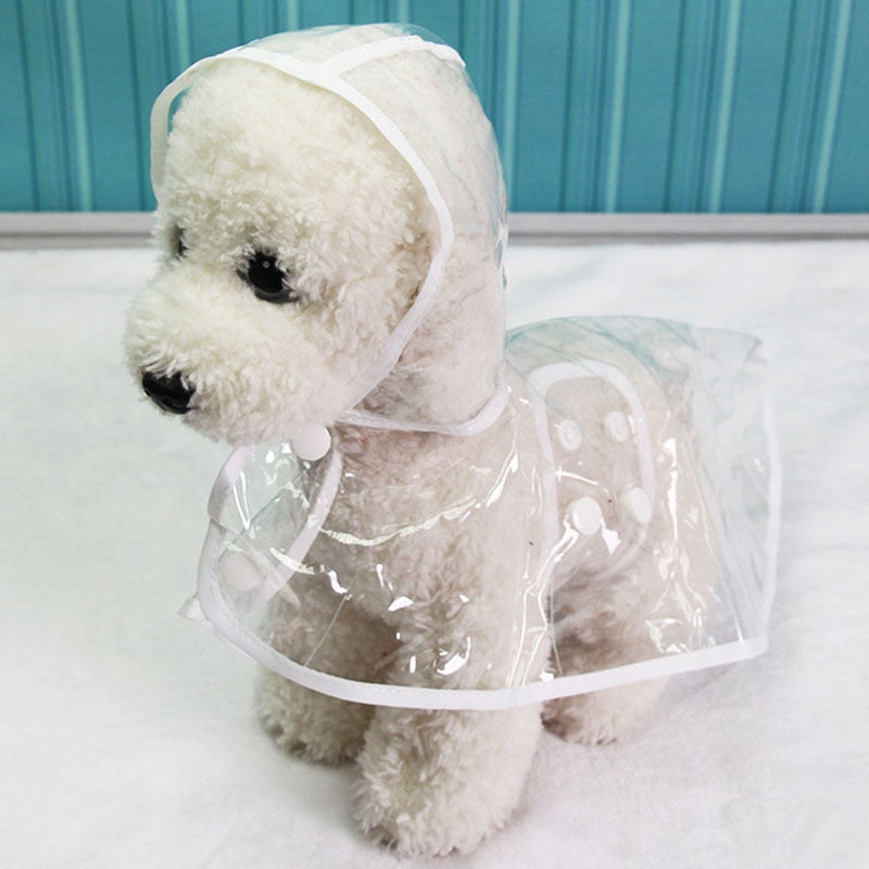 Dog Waterproof Transparent Raincoat