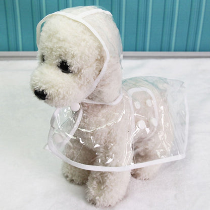 Dog Waterproof Transparent Raincoat