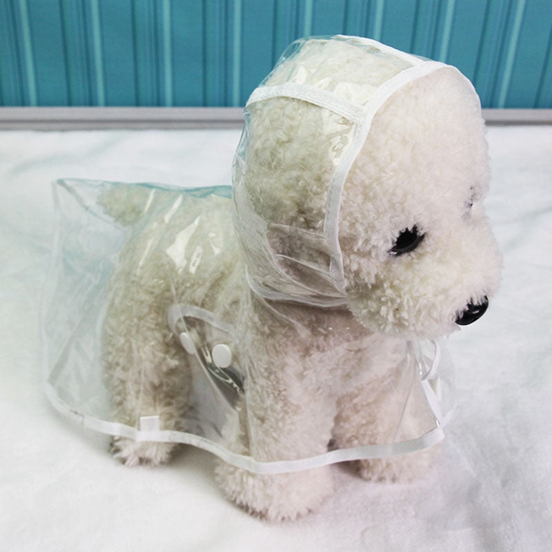 Dog Waterproof Transparent Raincoat