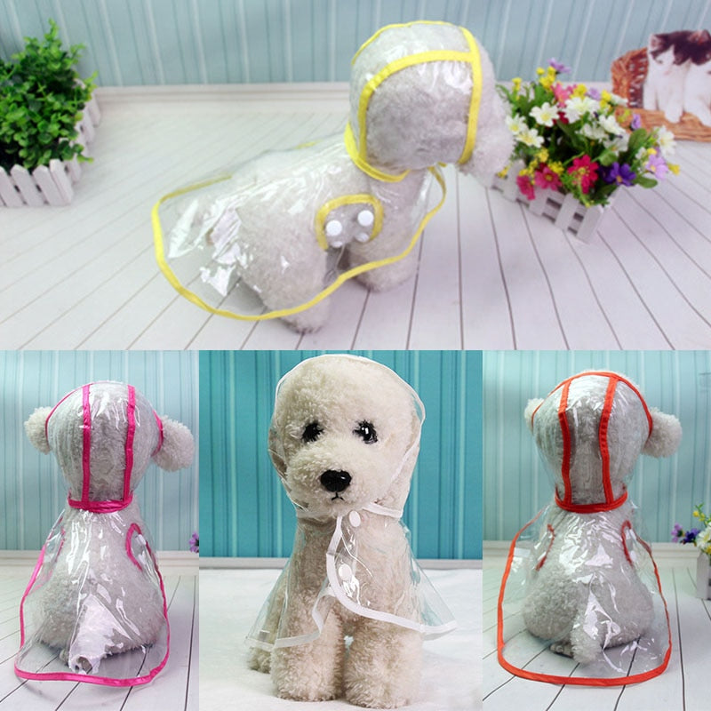 Dog Waterproof Transparent Raincoat