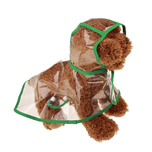 Dog Waterproof Transparent Raincoat