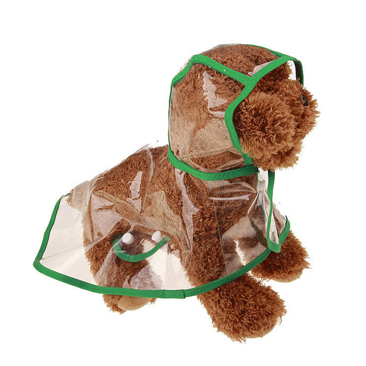Dog Waterproof Transparent Raincoat