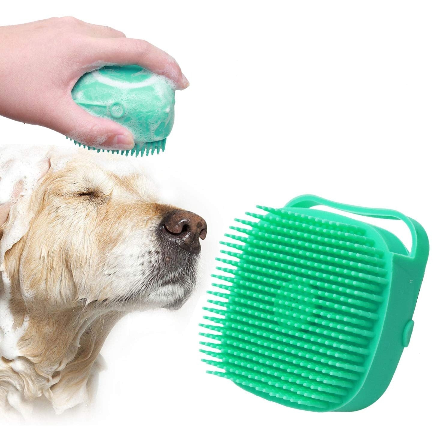 Dog bath brush